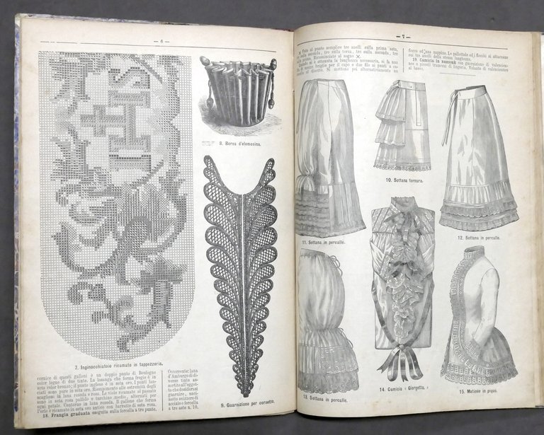 Moda - Album di Lavori e Ricami - Anno Completo …