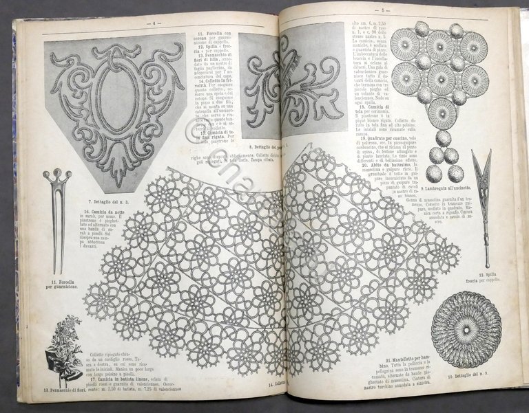 Moda - Album di Lavori e Ricami - Anno Completo …