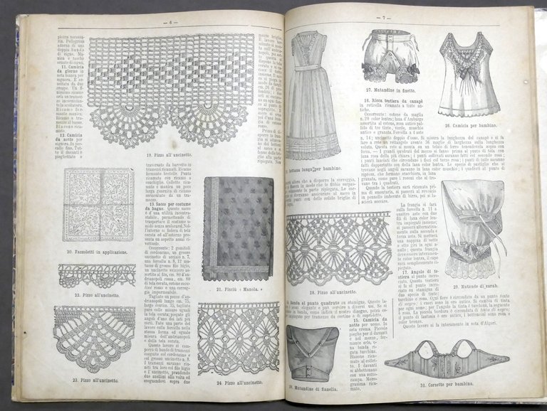 Moda - Album di Lavori e Ricami - Anno Completo …