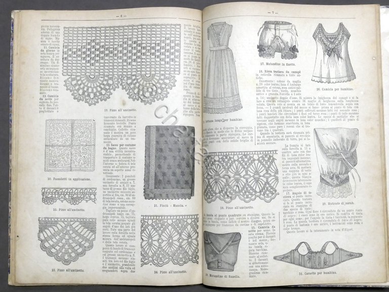 Moda - Album di Lavori e Ricami - Anno Completo …