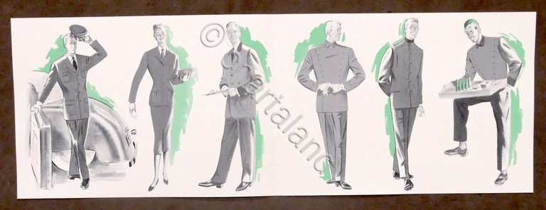 Moda - Brochure COMAS Milano - Divise Uniformi - anni …