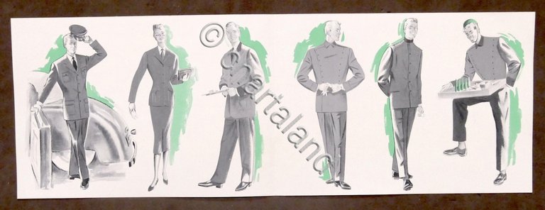 Moda - Brochure COMAS Milano - Divise Uniformi - anni …