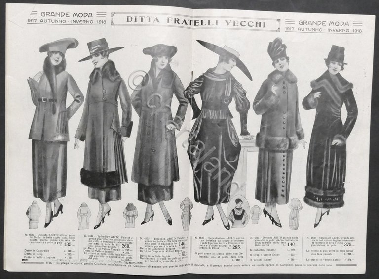 Moda - Ditta F.lli Vecchi - Milano - Catalogo autunno …