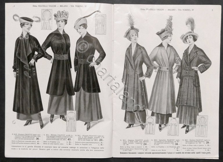 Moda - Ditta F.lli Vecchi - Milano - Catalogo primavera …