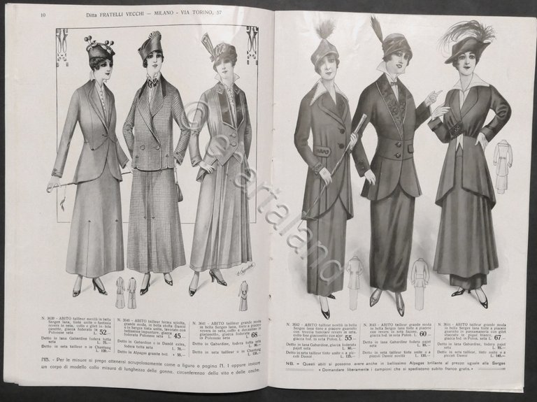 Moda - Ditta F.lli Vecchi - Milano - Catalogo primavera …