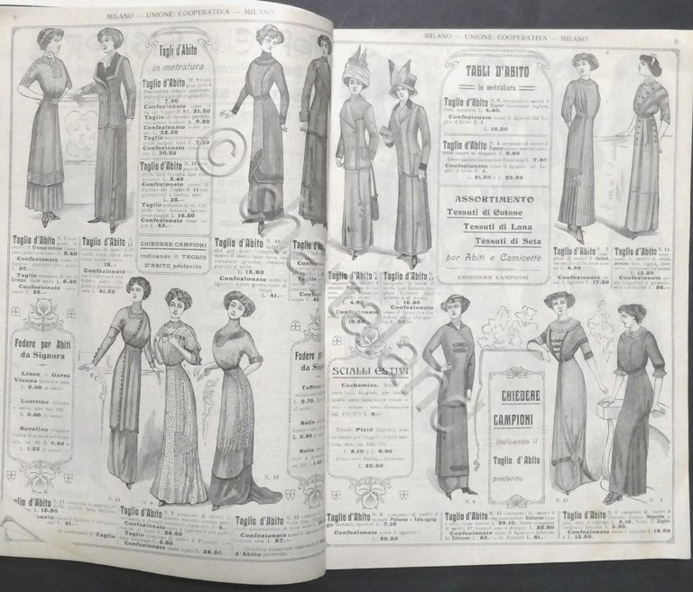 Moda - Unione Cooperativa - Milano - Catalogo primavera / …