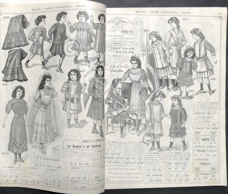 Moda - Unione Cooperativa - Milano - Catalogo primavera / …