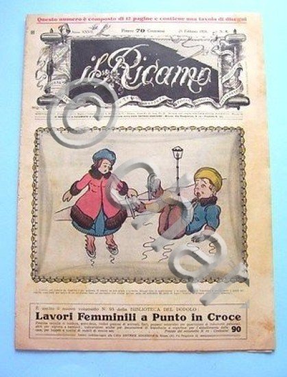 Moda Lavori Femminili - Giornale settimanale Il Ricamo n. 8 …