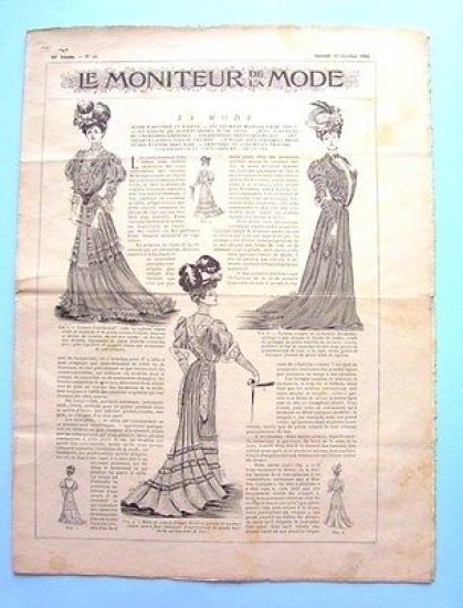Moda Lavori Femminili Le Moniteur de la Mode n. 41/1905