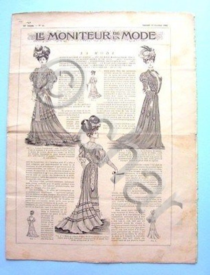 Moda Lavori Femminili Le Moniteur de la Mode n. 41/1905