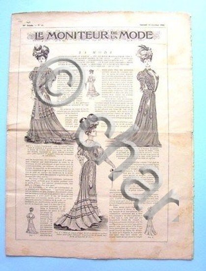 Moda Lavori Femminili Le Moniteur de la Mode n. 41/1905