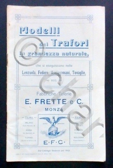 Moda Ricami - Fabbrica Telerie E. Frette e C. - …