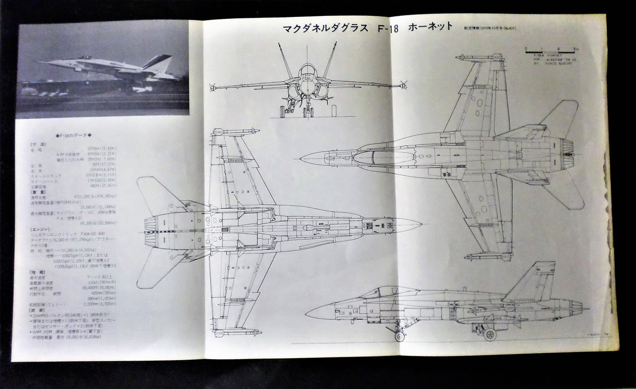 Modellismo - Aereo disegno - McDonnel Douglas F-18 Hornet