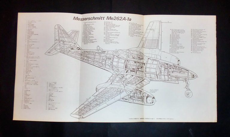 Modellismo - Aereo disegno - Messerchmitt Me. 262A-1a & Republic …