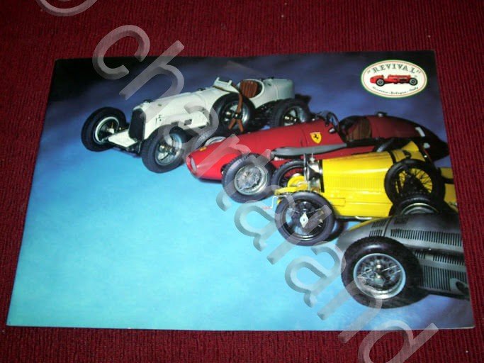 Modellismo Auto Epoca - Catalogo REVIVAL - Ferrari Bugatti Alfa Romeo - 1990 ca
