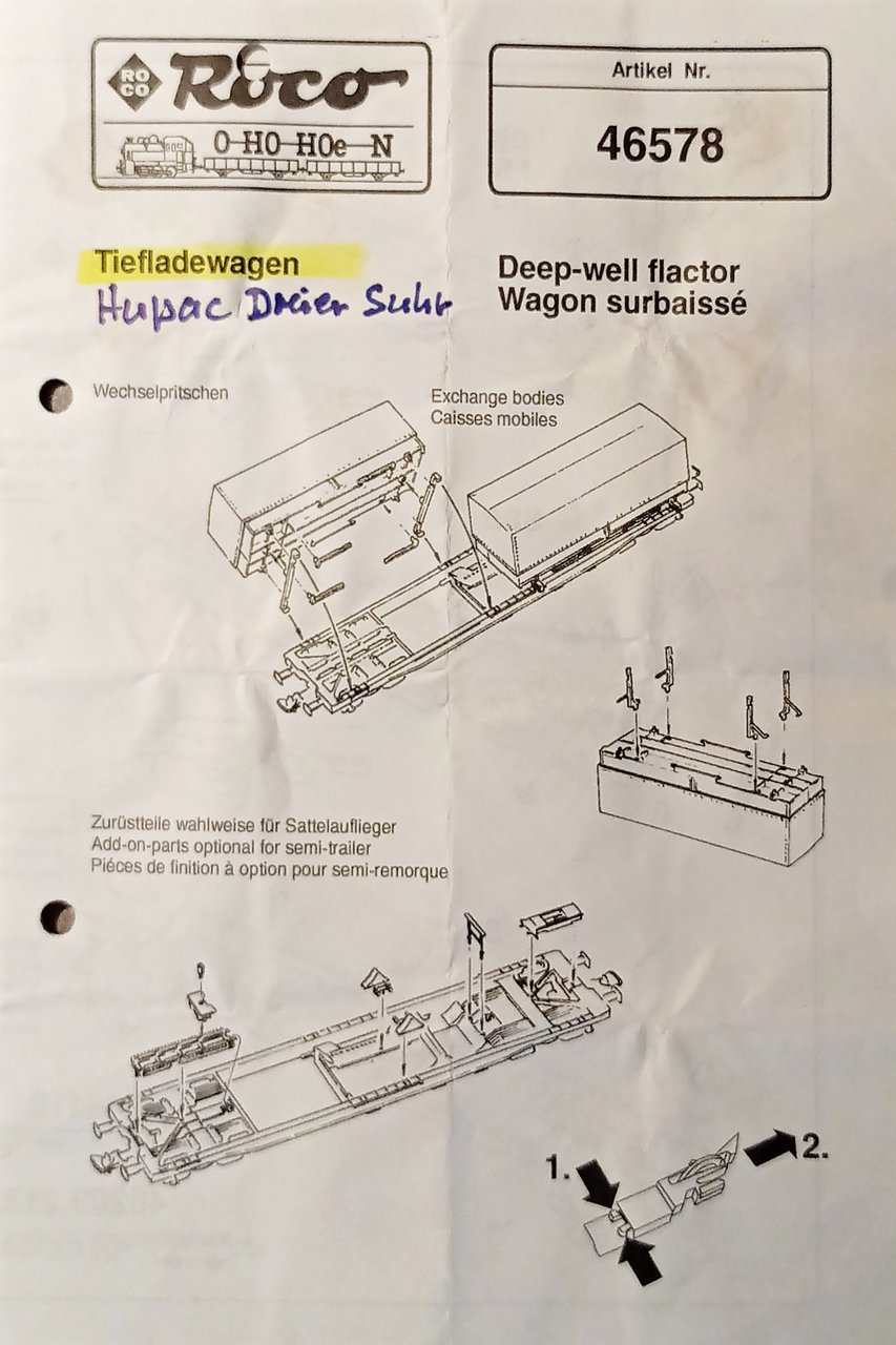 Modellismo Ferroviario Roco - Istruzione Locomotive - Artikel N. 46578