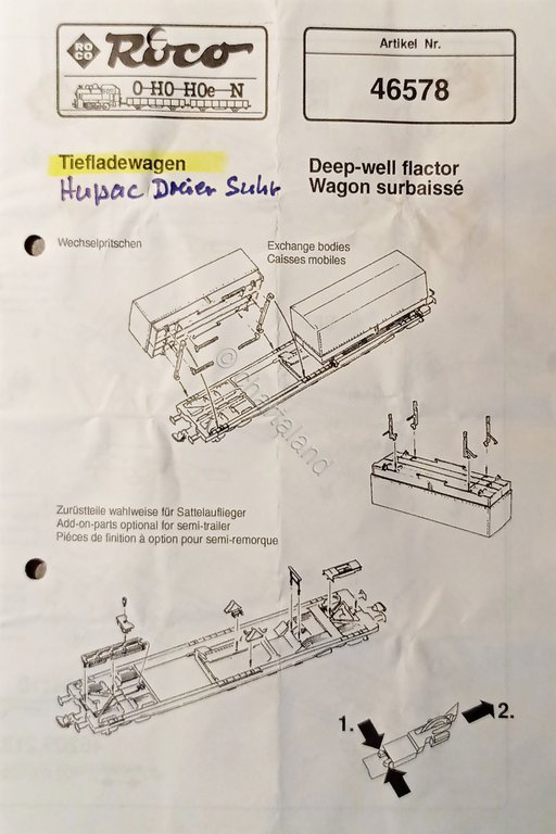 Modellismo Ferroviario Roco - Istruzione Locomotive - Artikel N. 46578