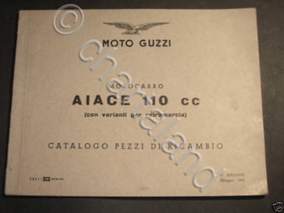 Moto Guzzi - Motocarro Aiace 110 cc - Catalogo Ricambi … | Immagine principale
