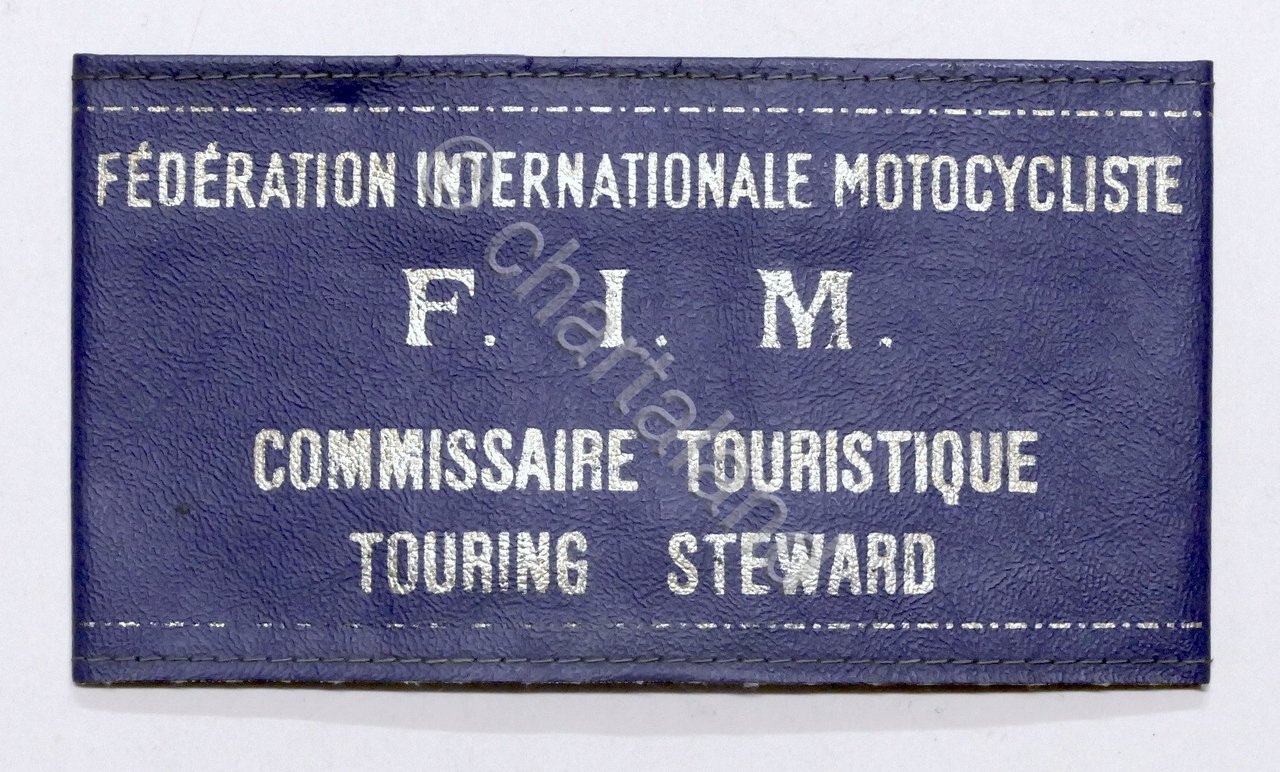 Motociclismo - Fascia per braccio - Commissaire Touristique - anni …