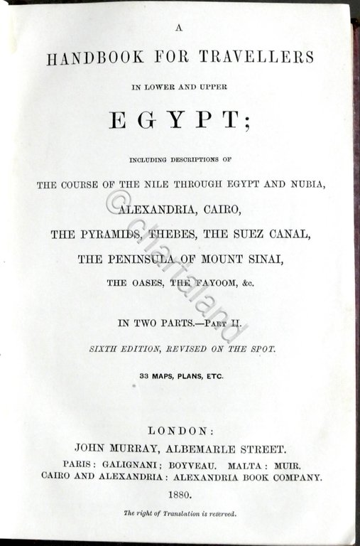 Murray's Handbook for Travellers in lower and upper Egypt - …