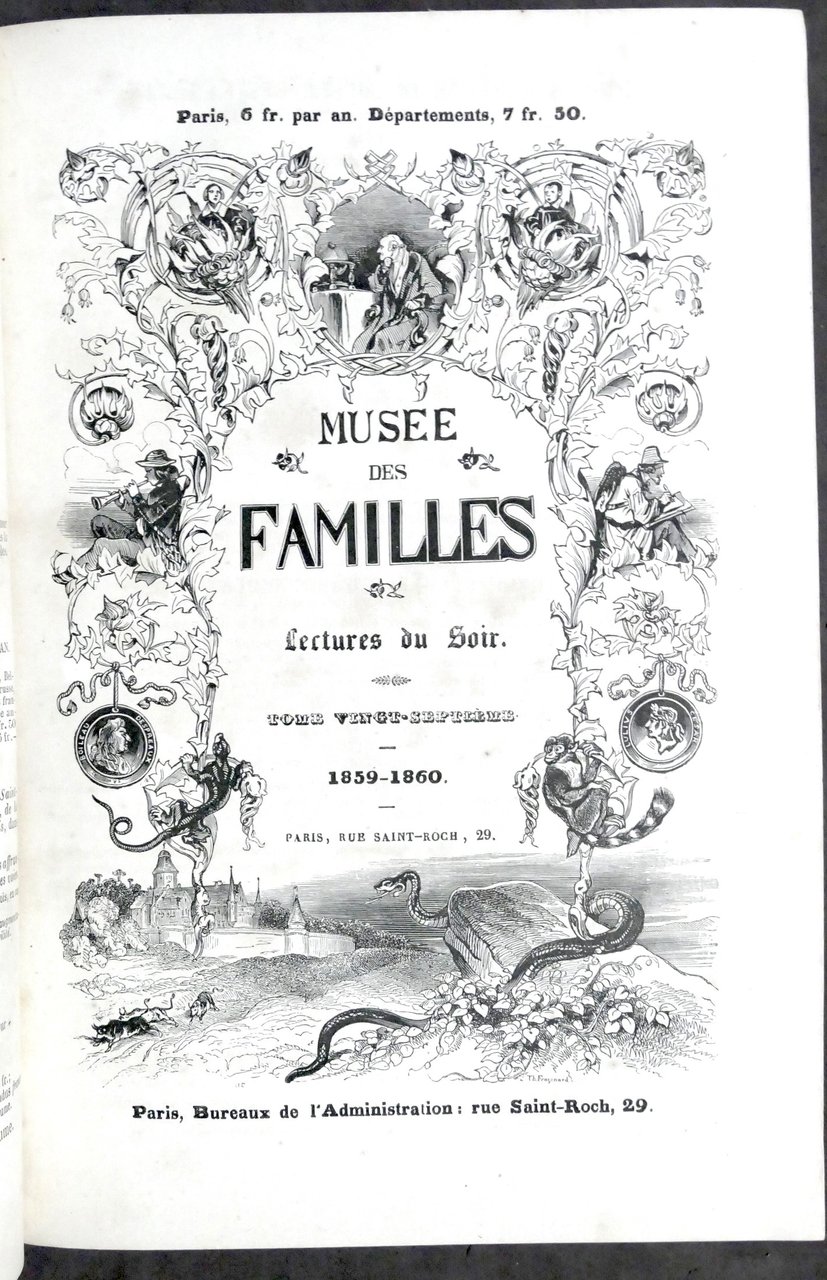 Musée des Familles - Lectures du Soir - Annate 1859-1860 …