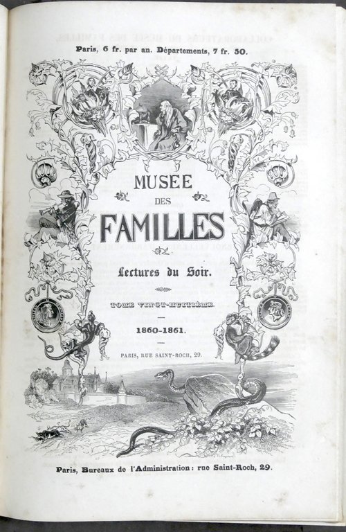 Musée des Familles - Lectures du Soir - Annate 1859-1860 …