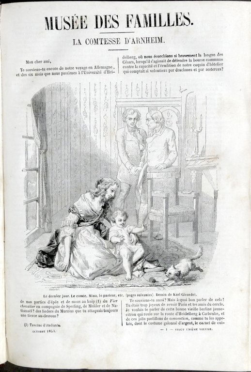 Musée des Familles - Lectures du Soir - anni 1853-1854 …