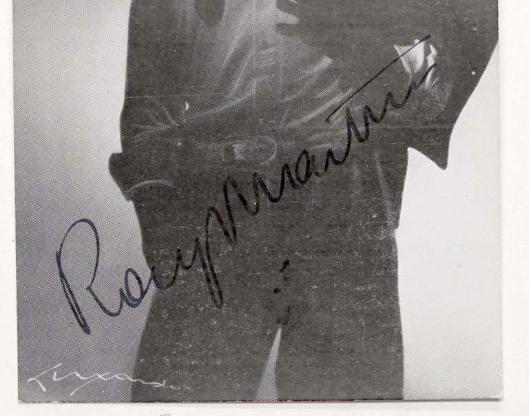 Musica - Autografo del cantante Ray Martino - anni '60