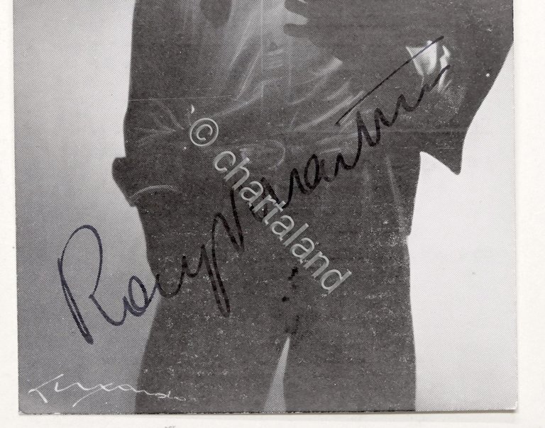 Musica - Autografo del cantante Ray Martino - anni '60