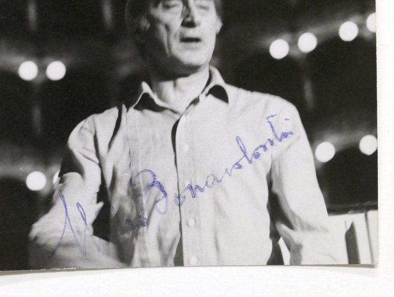 Musica - Autografo del direttore d'orchestra Nino Bonavolontà - anni …