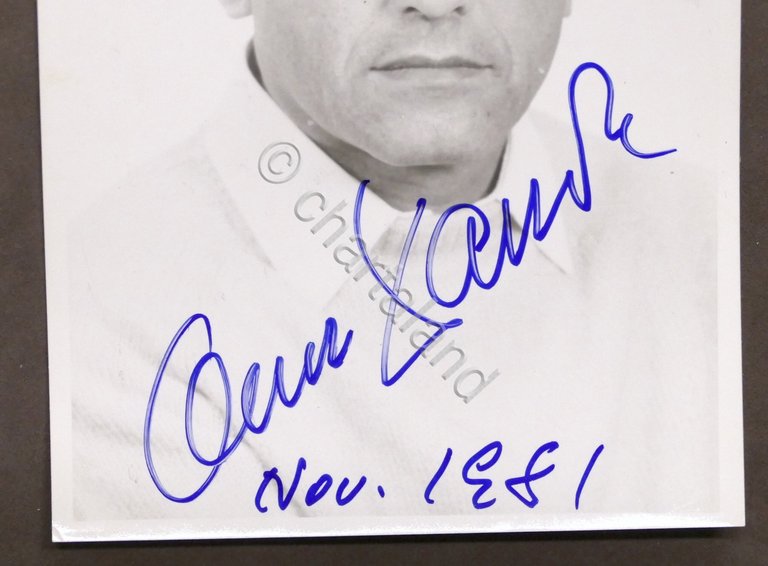 Musica - Autografo del direttore d'orchestra Oskar Danon - 1981