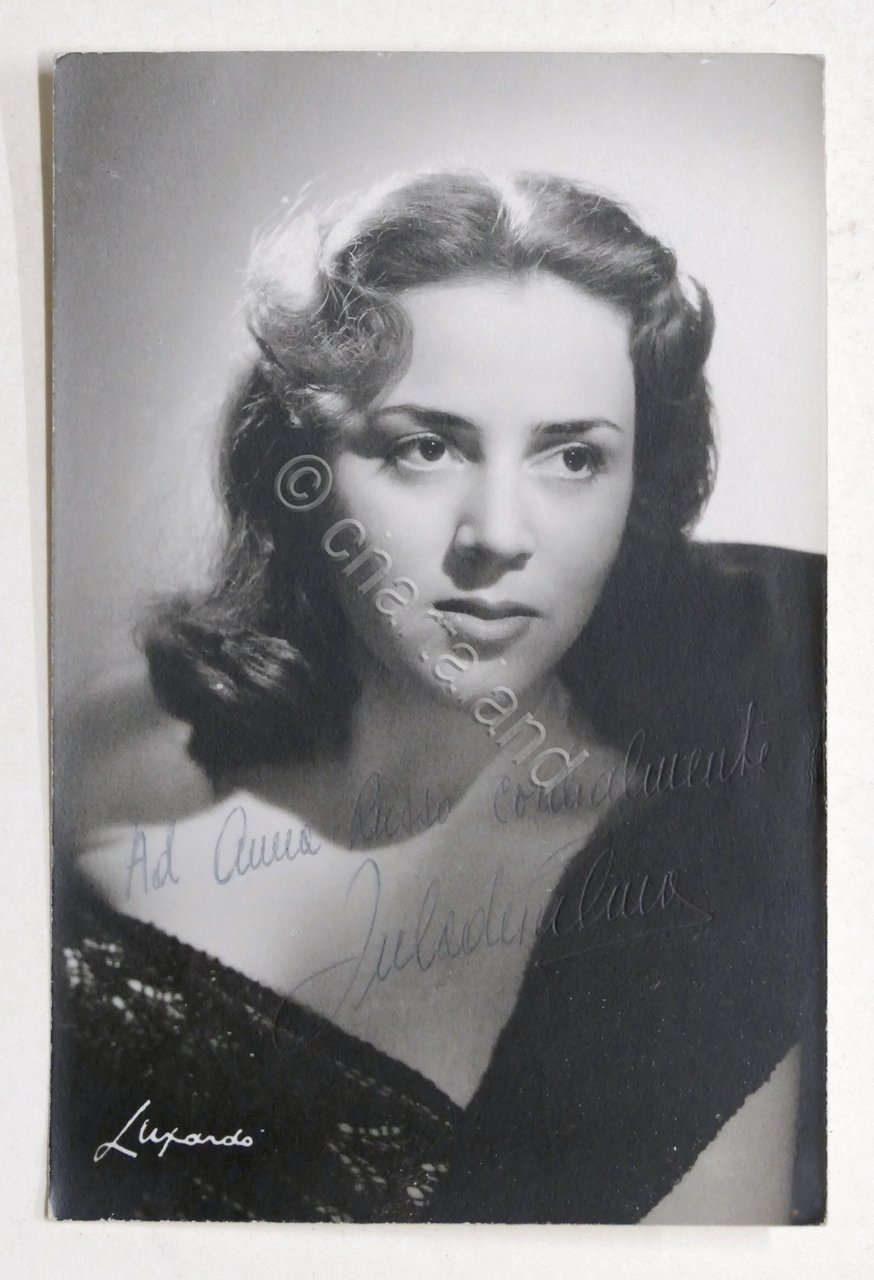 Musica - Autografo della cantante Jula de Palma - anni …