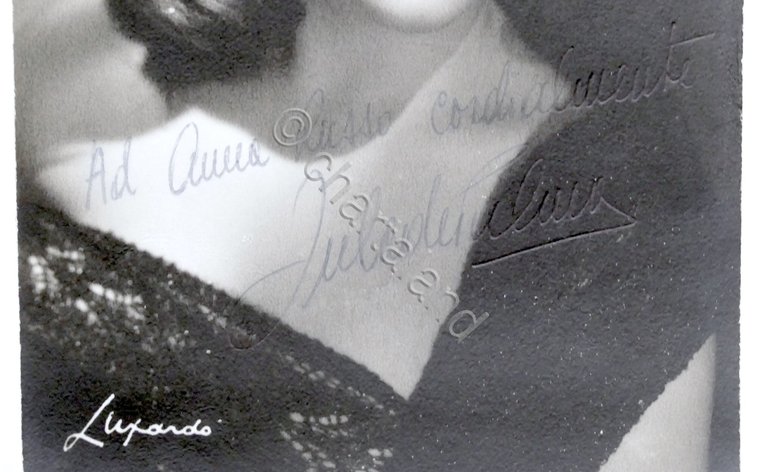 Musica - Autografo della cantante Jula de Palma - anni …