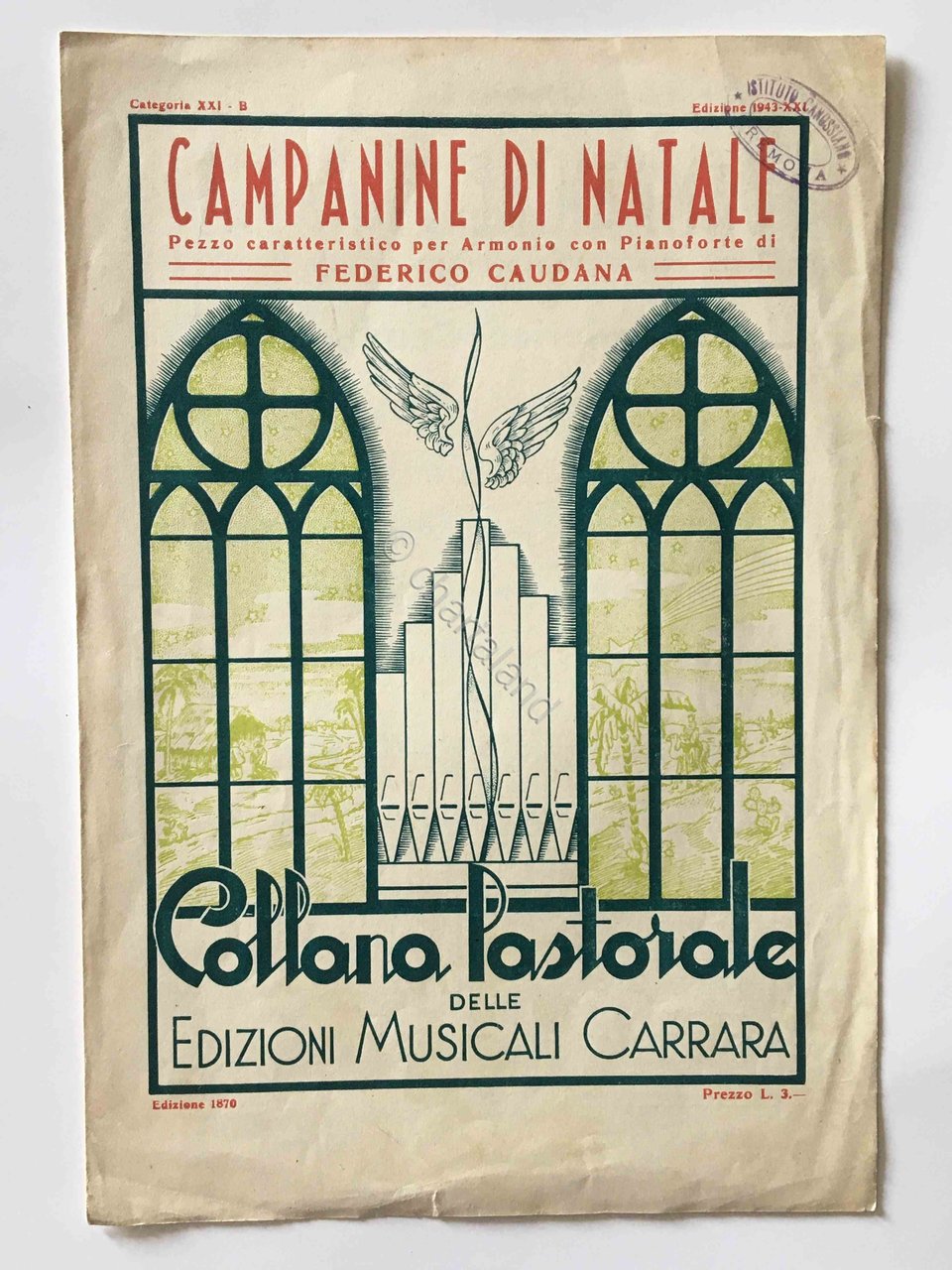 Musica - F. Caudana - Campanine di Natale - Spartito …