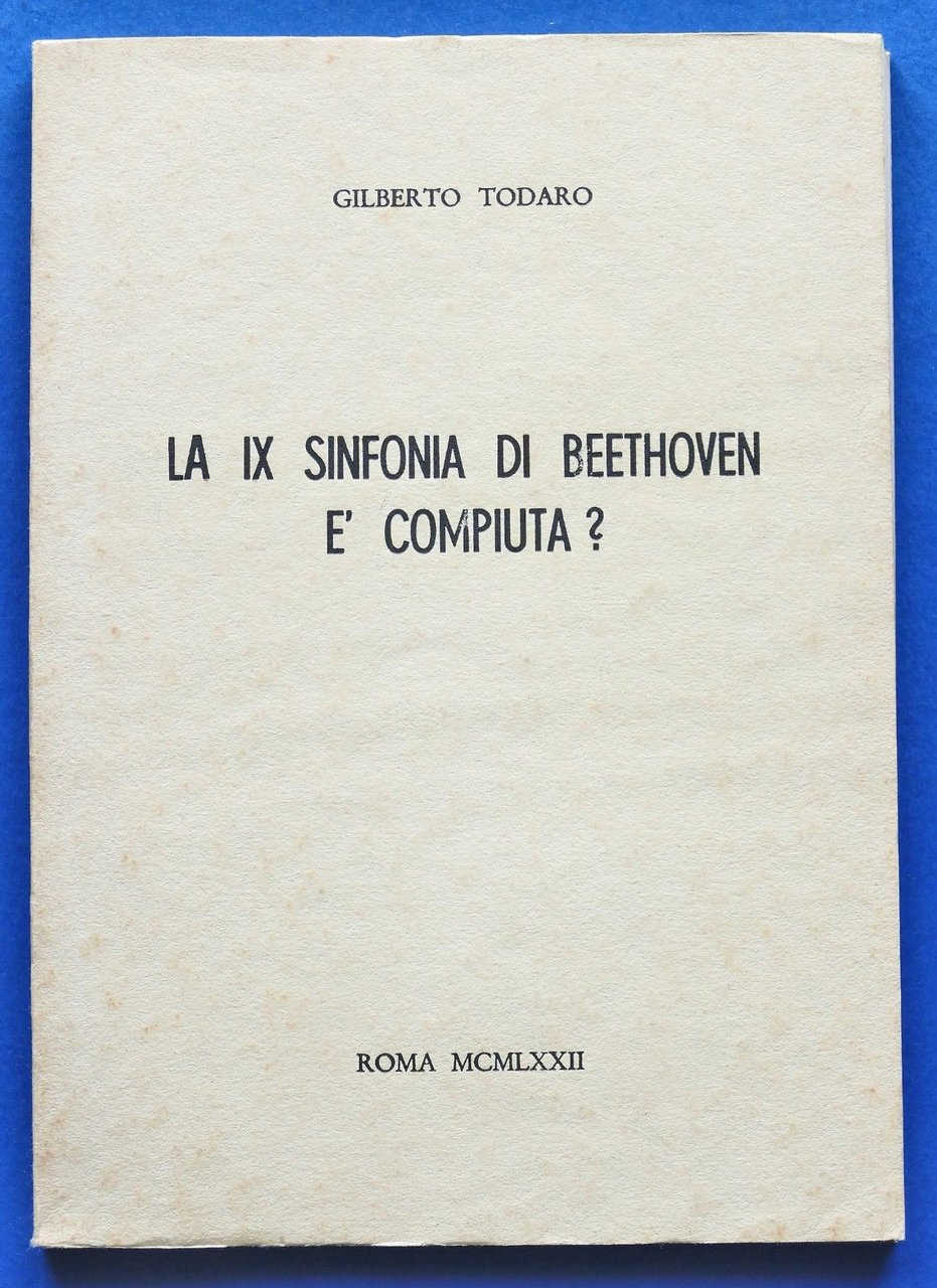 Musica - Gilberto Todaro - La IX sinfonia di Beethoven … | Immagine principale