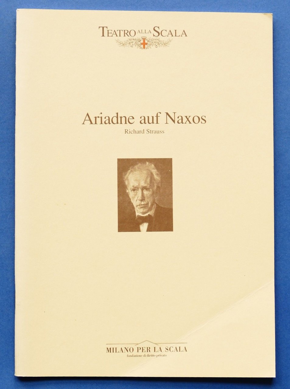 Musica - Libretto Opera Ariadne auf Naxos di R. Strauss …