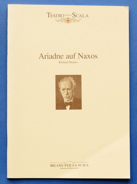 Musica - Libretto Opera Ariadne auf Naxos di R. Strauss - Teatro alla Scala 2000
