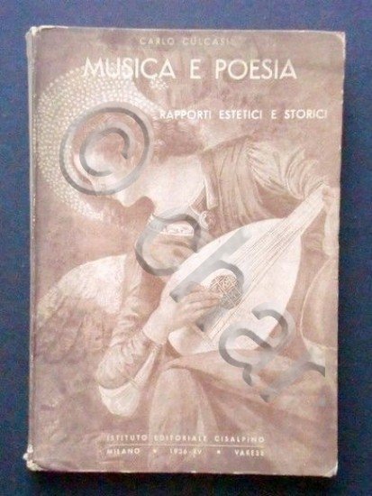 Musica - Musica e Poesia - Carlo Culcasi - 1936