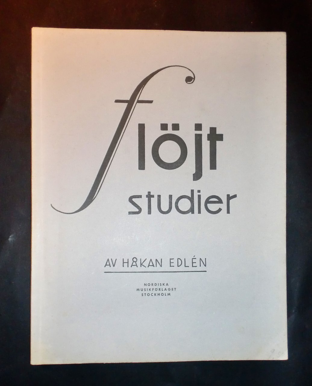 Musica - Spartiti - Flöit studier - av Hakan Edlén … | Immagine principale
