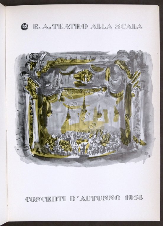 Musica - Teatro alla Scala - Concerti d'autunno 1958