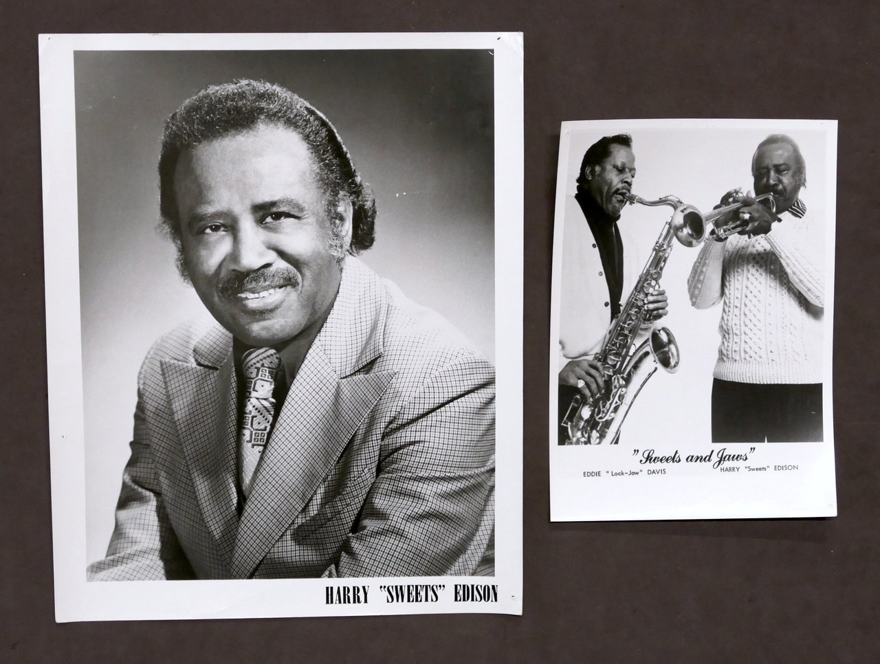 Musica Jazz - Lotto 2 fotografie dei Musicisti Sweets Edison …