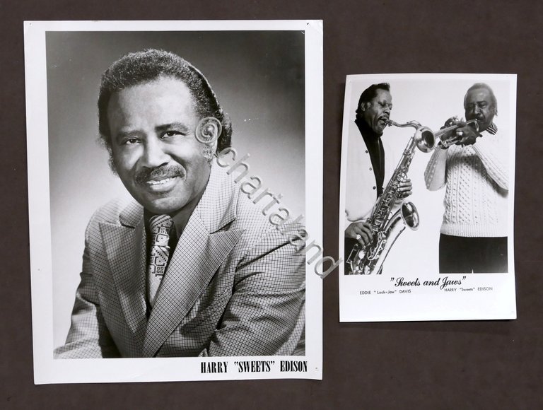 Musica Jazz - Lotto 2 fotografie dei Musicisti Sweets Edison …
