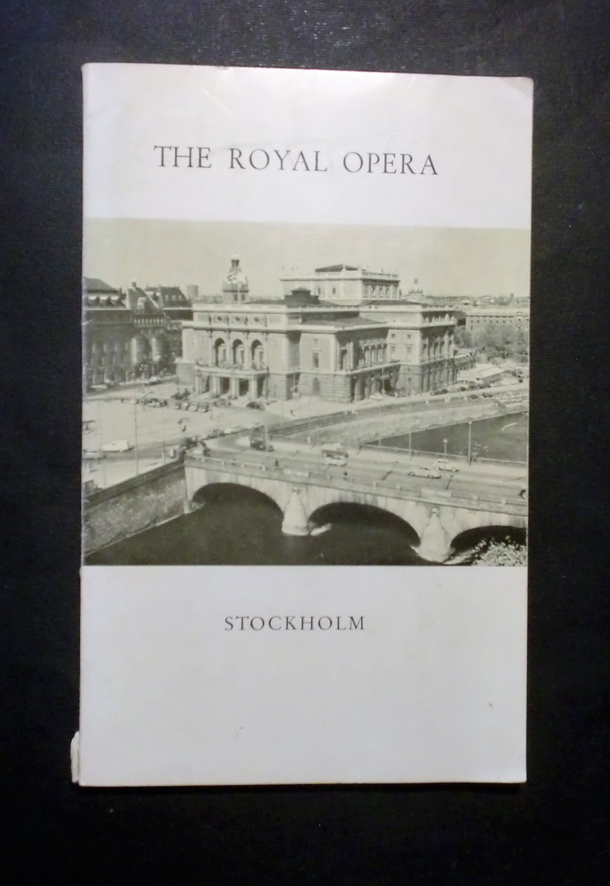 Musica libri - The Royal Opera - Stockholm - Libretto …