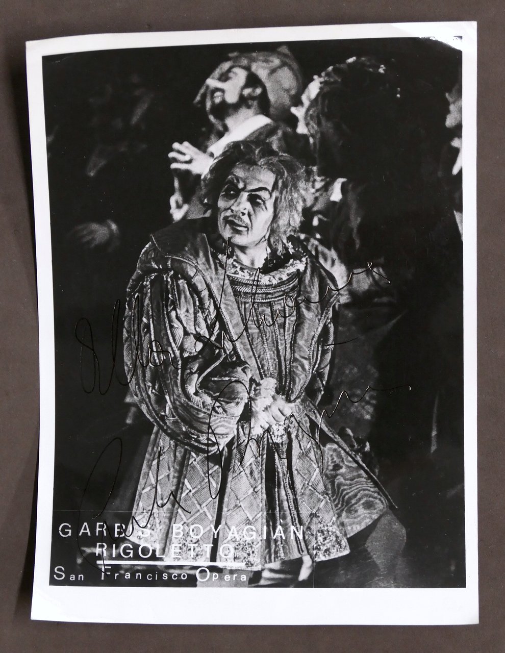 Musica Lirica - Autografo del baritono Garbis Boyagian - anni …