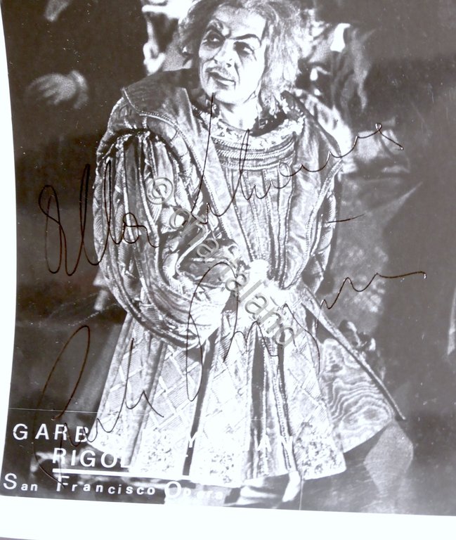 Musica Lirica - Autografo del baritono Garbis Boyagian - anni …