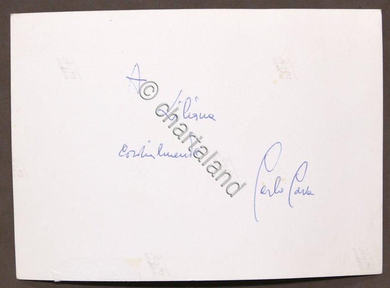 Musica Lirica - Autografo del cantane basso Carlo Cava - …