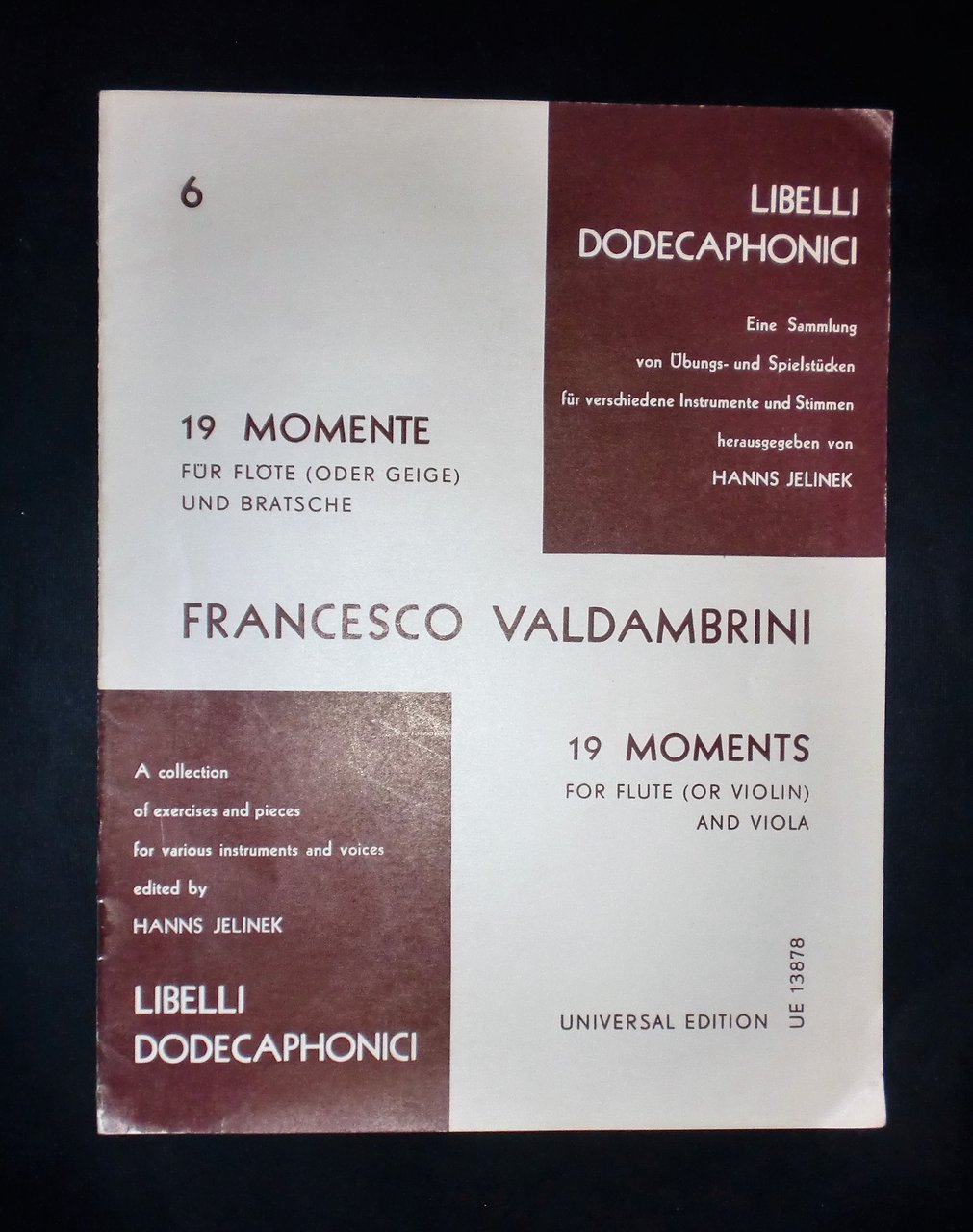 Musica spartiti - 19 Moments for flute and viola - …