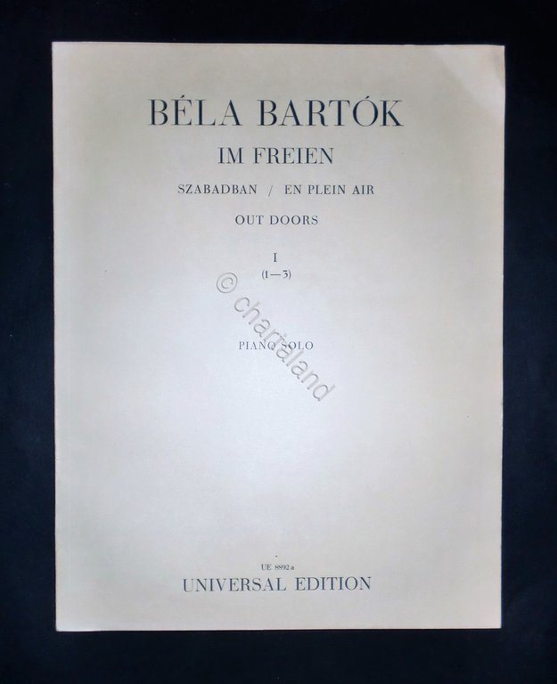 Musica spartiti - Béla Bartòk - Im freien - Out …