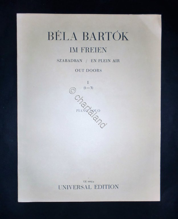 Musica spartiti - Béla Bartòk - Im freien - Out …