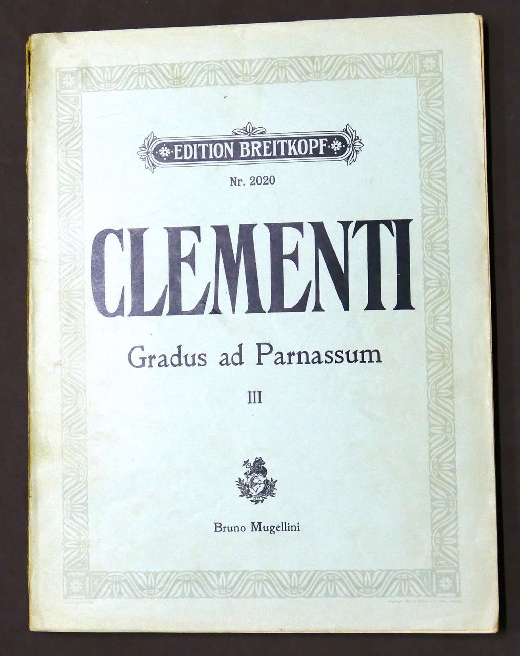 Musica Spartiti - Clementi - Gradus ad Parnassum III - … | Immagine principale
